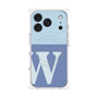 プレミアムパネル with MagSafe［ オリジナル - initial two tone - W blue ］