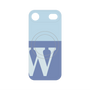 プレミアムパネル with MagSafe［ オリジナル - initial two tone - W blue ］