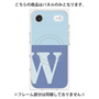 プレミアムパネル with MagSafe［ オリジナル - initial two tone - W blue ］
