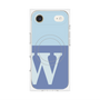 プレミアムパネル with MagSafe［ オリジナル - initial two tone - W blue ］
