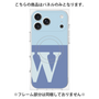 プレミアムパネル with MagSafe［ オリジナル - initial two tone - W blue ］