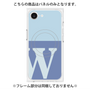 プレミアムパネル with MagSafe［ オリジナル - initial two tone - W blue ］