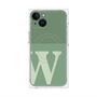 プレミアムパネル with MagSafe［ オリジナル - initial two tone - W green ］