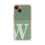 プレミアムパネル with MagSafe［ オリジナル - initial two tone - W green ］