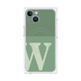 プレミアムパネル with MagSafe［ オリジナル - initial two tone - W green ］