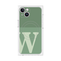 プレミアムパネル with MagSafe［ オリジナル - initial two tone - W green ］