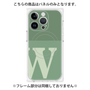 プレミアムパネル with MagSafe［ オリジナル - initial two tone - W green ］