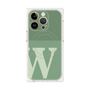 プレミアムパネル with MagSafe［ オリジナル - initial two tone - W green ］