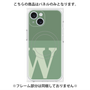 プレミアムパネル with MagSafe［ オリジナル - initial two tone - W green ］