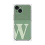 プレミアムパネル with MagSafe［ オリジナル - initial two tone - W green ］