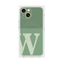 プレミアムパネル with MagSafe［ オリジナル - initial two tone - W green ］