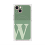 プレミアムパネル with MagSafe［ オリジナル - initial two tone - W green ］