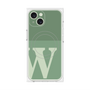 プレミアムパネル with MagSafe［ オリジナル - initial two tone - W green ］