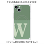 プレミアムパネル with MagSafe［ オリジナル - initial two tone - W green ］