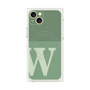 プレミアムパネル with MagSafe［ オリジナル - initial two tone - W green ］