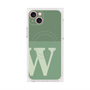 プレミアムパネル with MagSafe［ オリジナル - initial two tone - W green ］