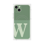 プレミアムパネル with MagSafe［ オリジナル - initial two tone - W green ］