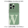 プレミアムパネル with MagSafe［ オリジナル - initial two tone - W green ］
