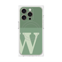 プレミアムパネル with MagSafe［ オリジナル - initial two tone - W green ］