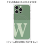 プレミアムパネル with MagSafe［ オリジナル - initial two tone - W green ］