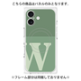 プレミアムパネル with MagSafe［ オリジナル - initial two tone - W green ］