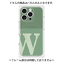 プレミアムパネル with MagSafe［ オリジナル - initial two tone - W green ］