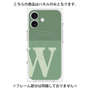 プレミアムパネル with MagSafe［ オリジナル - initial two tone - W green ］