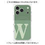 プレミアムパネル with MagSafe［ オリジナル - initial two tone - W green ］
