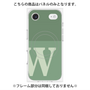 プレミアムパネル with MagSafe［ オリジナル - initial two tone - W green ］