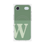 プレミアムパネル with MagSafe［ オリジナル - initial two tone - W green ］