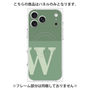 プレミアムパネル with MagSafe［ オリジナル - initial two tone - W green ］
