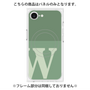 プレミアムパネル with MagSafe［ オリジナル - initial two tone - W green ］
