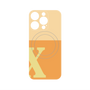 プレミアムパネル with MagSafe［ オリジナル - initial two tone - X orange ］