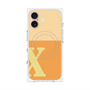 プレミアムパネル with MagSafe［ オリジナル - initial two tone - X orange ］