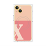 プレミアムパネル with MagSafe［ オリジナル - initial two tone - X pink ］