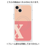 プレミアムパネル with MagSafe［ オリジナル - initial two tone - X pink ］