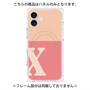 プレミアムパネル with MagSafe［ オリジナル - initial two tone - X pink ］