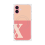 プレミアムパネル with MagSafe［ オリジナル - initial two tone - X pink ］