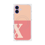 プレミアムパネル with MagSafe［ オリジナル - initial two tone - X pink ］