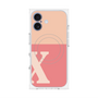 プレミアムパネル with MagSafe［ オリジナル - initial two tone - X pink ］