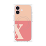プレミアムパネル with MagSafe［ オリジナル - initial two tone - X pink ］