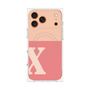 プレミアムパネル with MagSafe［ オリジナル - initial two tone - X pink ］