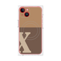プレミアムパネル with MagSafe［ オリジナル - initial two tone - X brown ］
