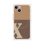 プレミアムパネル with MagSafe［ オリジナル - initial two tone - X brown ］
