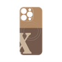 プレミアムパネル with MagSafe［ オリジナル - initial two tone - X brown ］