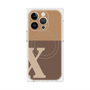 プレミアムパネル with MagSafe［ オリジナル - initial two tone - X brown ］