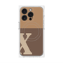プレミアムパネル with MagSafe［ オリジナル - initial two tone - X brown ］