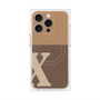 プレミアムパネル with MagSafe［ オリジナル - initial two tone - X brown ］