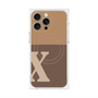 プレミアムパネル with MagSafe［ オリジナル - initial two tone - X brown ］