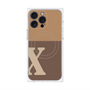 プレミアムパネル with MagSafe［ オリジナル - initial two tone - X brown ］